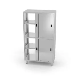 Skåp pass-trough - skjutdörrar 800x500x1800 mm