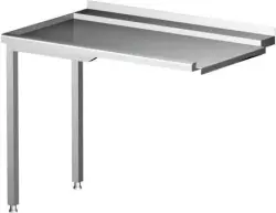 Unloading table for dishwasher - 1000x700x850 right
