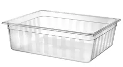 GN-container - 2/1-200 mm i transparent polykarbonat