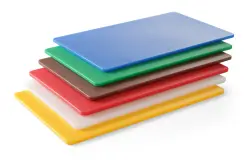 Skärbräda brun HACCP Gastronorm 1/2