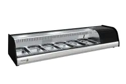 Showcase Curved 6x GN 1/3 - 1380x415x270mm - Fagor