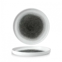 Churchill Raku Quartz Black Walled Tallrik 26cm