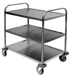 Serveringsvagn i rostfritt - svetsad
