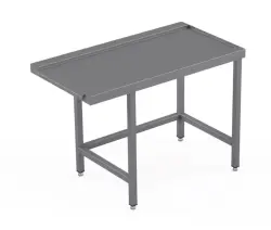 Utmatningsbänk rostfri - måttbeställd