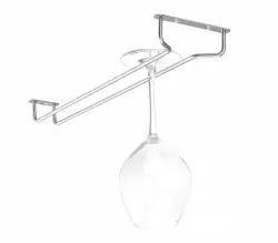 Glashängare, 1 rad, rostfri