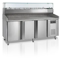 Pizzabänk inkl kylränna, 2045x800x1445mm