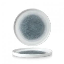 Churchill Raku Topaz Blue Walled Tallrik 26cm