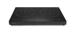 Induktionsplatta dubbel - 2000W+1500W Black Line