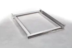 Inskjutningskenor för mobilt inhängningsställ