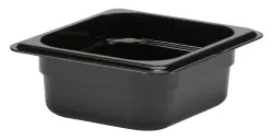 Kantin GN 1/6 Polykarbonat Svart Cambro Camwear