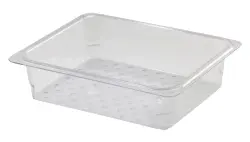 Perforerad kantin GN 1/2 Polykarbonat Transparent Cambro Camwear