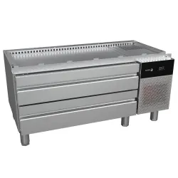 Grillkylbänk med 2 fullstora lådor, 1200mm, Kore 700