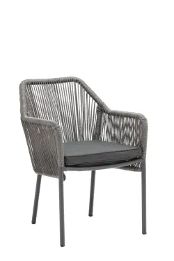 Baleric Chair - Charcoal/Grey