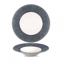 Churchill Bamboo Spinwash Mist Wide Rim Bowl 24cm