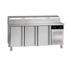 Kallskänksbänk 3 dörrar - 1800x708x850mm - Fagor