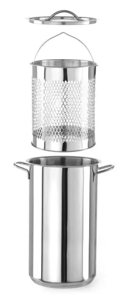 Sparris- och pastapanna - XL 5,5 l 162x280 mm s.s.