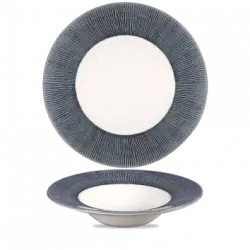 Churchill Bamboo Spinwash Mist Wide Rim Bowl 27cm