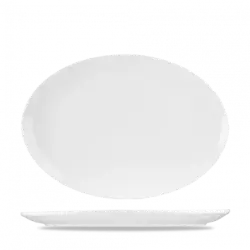 Churchill Menu Porcelain Coupe Oval Tallrik 31cm