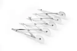 5 Wheel dough cutter - 5 smooth ø55 mm cutting wheels