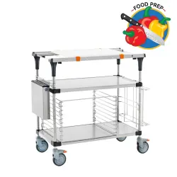 Prepmate multistation i rostfri - prepvagn 914x493mm