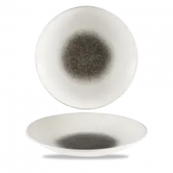 Churchill Raku Quartz Black Isla Deep Tallrik 27cm