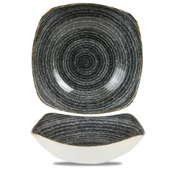 Churchill Studio Prints Charcoal Black X Squared Bowl 23,5cm