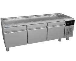 Grillkylbänk med 3 lådor, 1600mm, Kore 700