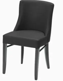 Charlotte stol i svart