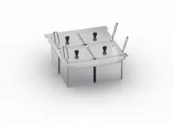 Set med 4 operforerade portionskorgar - iVario 2-XS