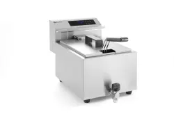 Deep fryer Mastercook digital - with drain tap - 8 L