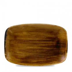 Churchill Stonecast Patina Vintage Copper Oblong Chefs Tallrik 30x19,9cm