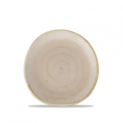 Churchill Stonecast Nutmeg Cream Round Trace Tallrik 18,6cm