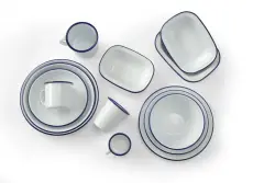 Emaljerad tallrik 200 mm