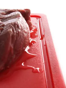 Skärbräda röd HACCP Gastronorm 1/2