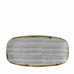 Churchill Studio Prints Stone Grey Chefs Oblong Tallrik 29,8x15,3cm