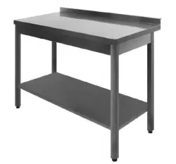 Arbetsbänk med hyllplan - svetsad - 60 cm djup