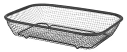 Food basket - black 295x215x60 mm