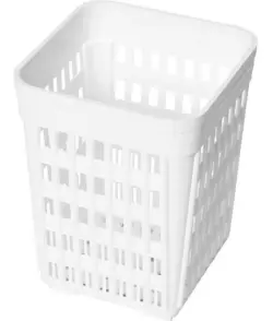 Bestickskorg, vit 110x140 mm - PP