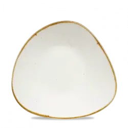 Churchill Stonecast Barley White Triangle Shallow Bowl 26,7x27,2cm