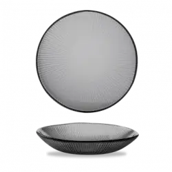 Churchill Bamboo Organic Glass Round Bowl 24.5Cm