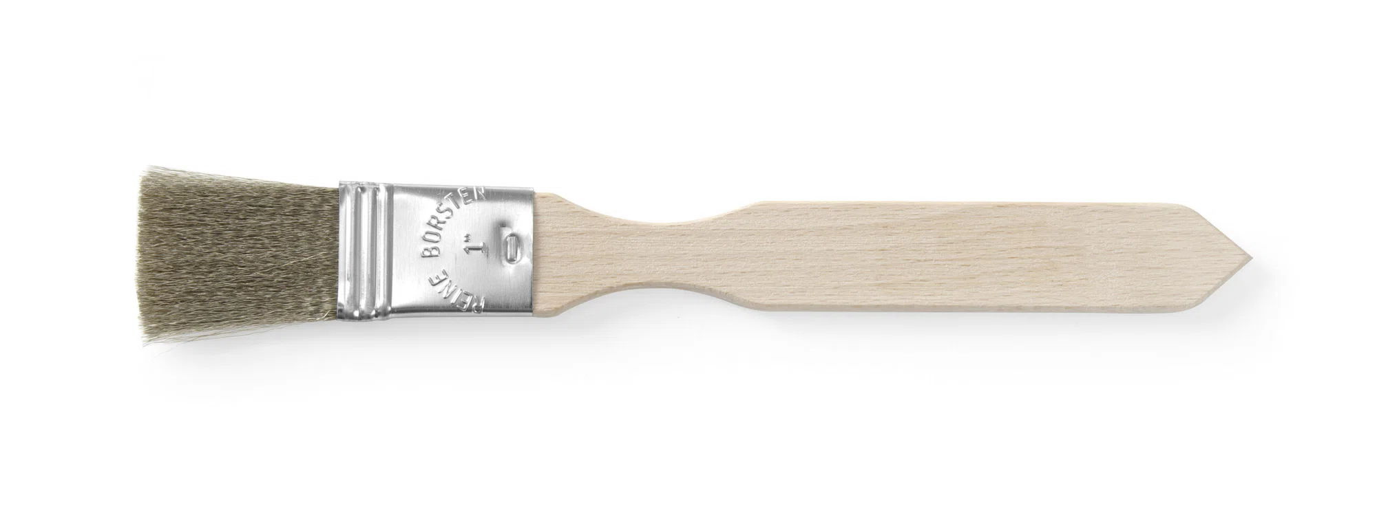 Bakpensel, platt med trähandtag från Hendi.