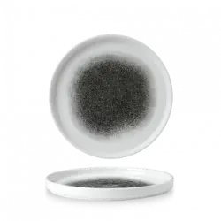 Churchill Raku Quartz Black Walled Tallrik 21,7cm
