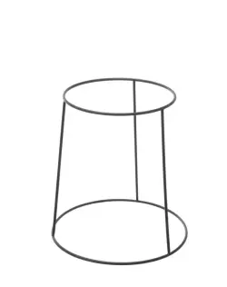 Riser for bread basket - 200/250x265 mm black PP