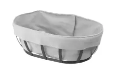 Bread basket - with bag oval