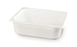 GN-container 1/2 100 mm - white polycarbonate