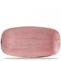 Churchill Stonecast Petal Pink Chefs Oblong Tallrik 18,9x35,5cm