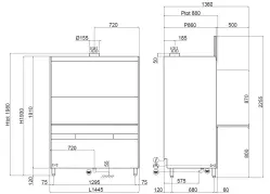 Grovdiskmaskin XL, Krupps, EL991E, diskkorg 2x 600x670mm