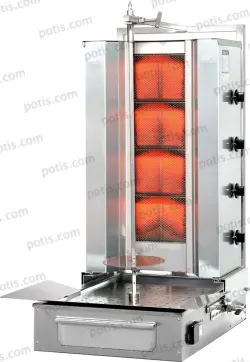 Kebabgrill Potis F GD4 - Gas