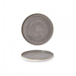 Churchill Stonecast Grey Walled Tallrik 15,7cm