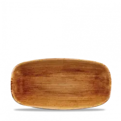 Churchill Stonecast Patina Vintage Copper Chefs Oblong Tallrik 29,8x15,3cm